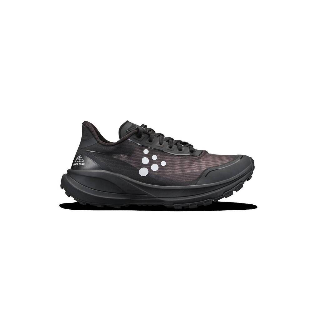 NEW CRAFT women's pure trail running shoe in black/white